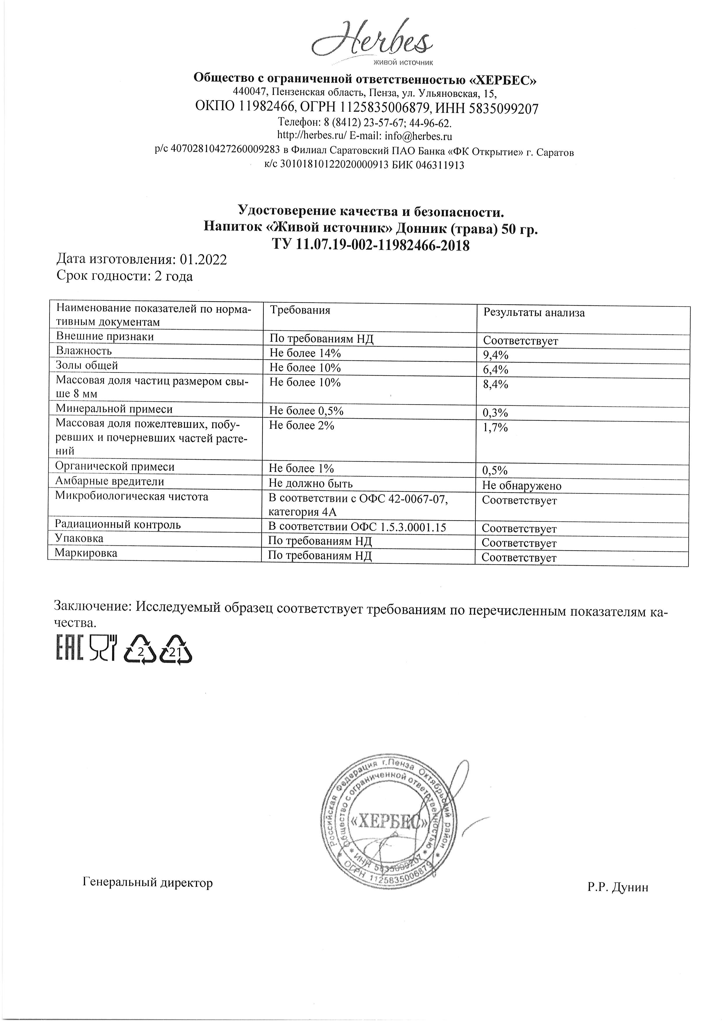 Паспорт №012022